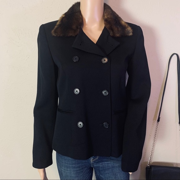 Lauren Ralph Lauren Fur Trim Jacket - Picture 2 of 4